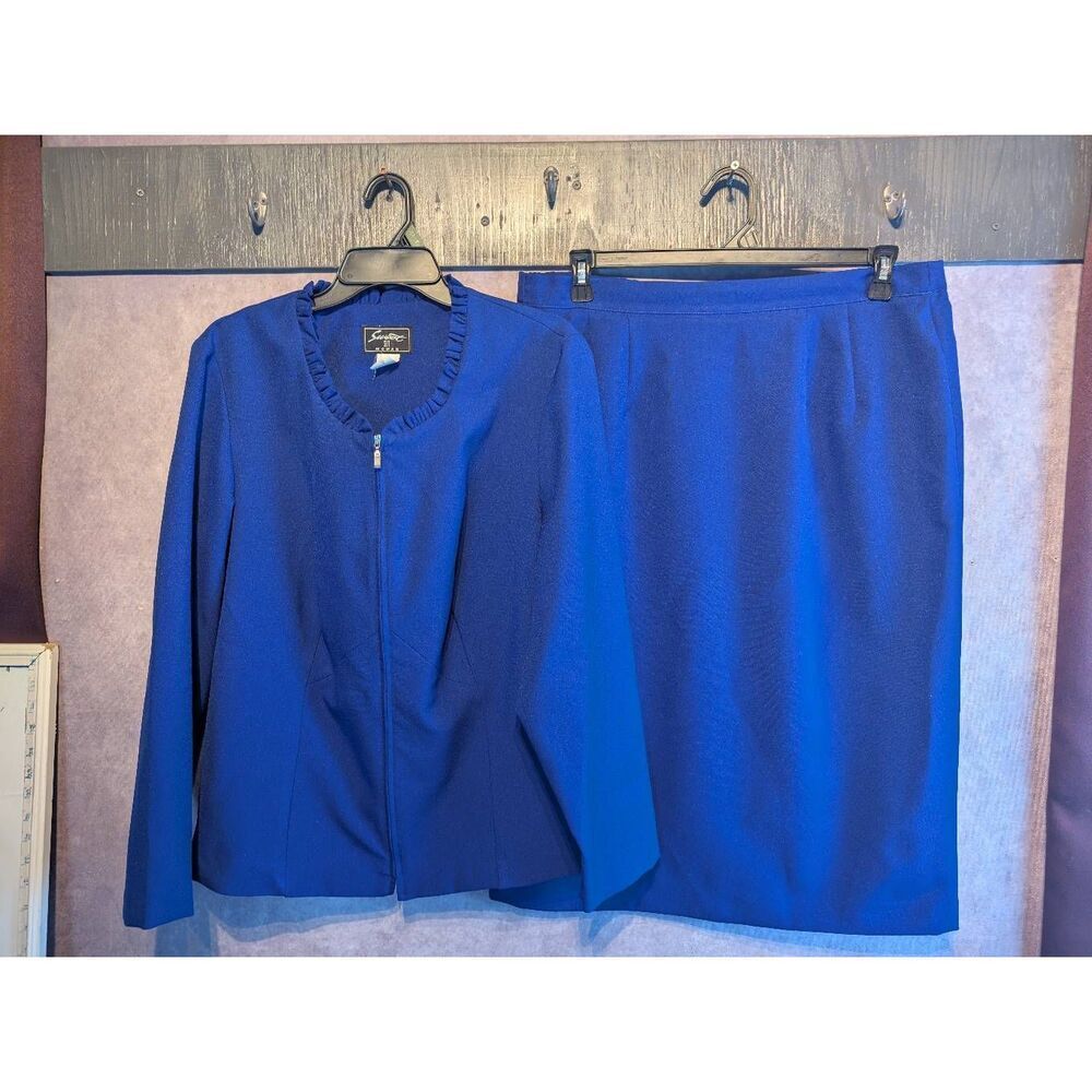 Sweet Suit vintage 2 piece skirt suit 14w